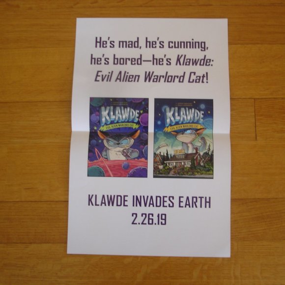 2/$12: KLAWDE: Evil Alien Warlord Cat Poster 11x17 - Picture 2 of 3